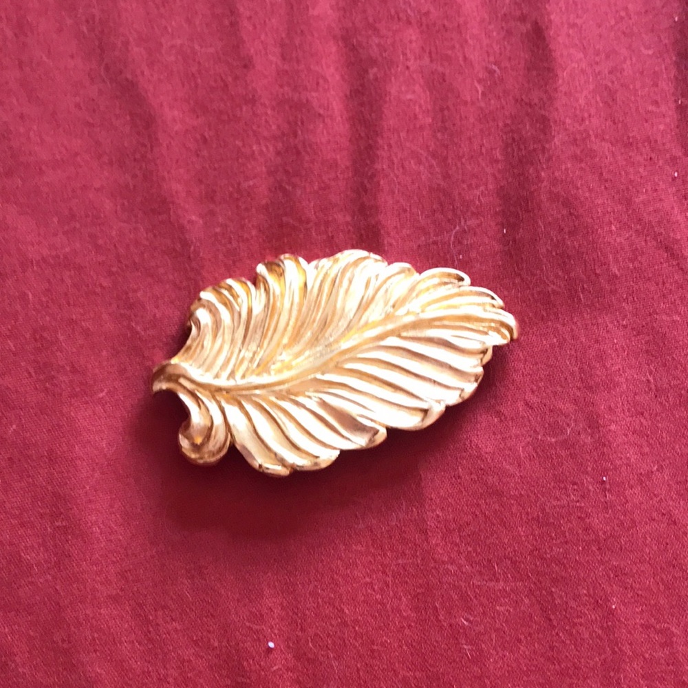 Ladies goldstone pin.